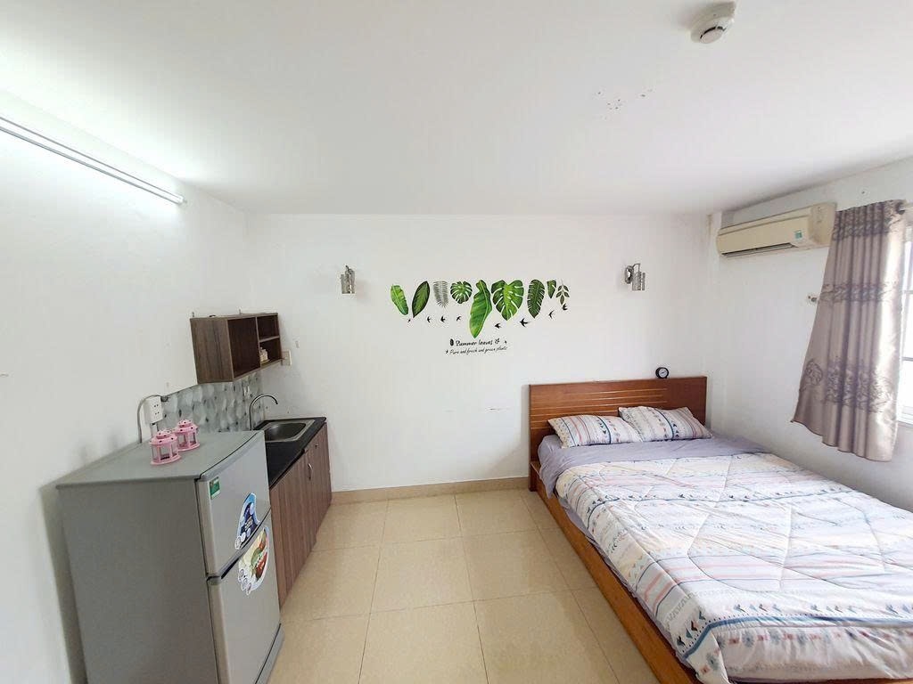 Phòng trọ Studio 25m2 tại PTC House Phan Chu Trinh - Bình Thạnh - Phòng ngủ