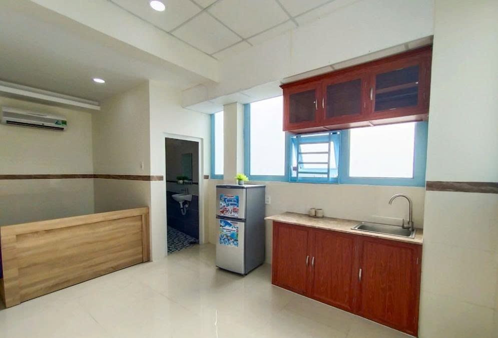 Phòng trọ Studio 25m2 tại PTC House 1 Chu Văn An - Bình Thạnh - Phòng ngủ