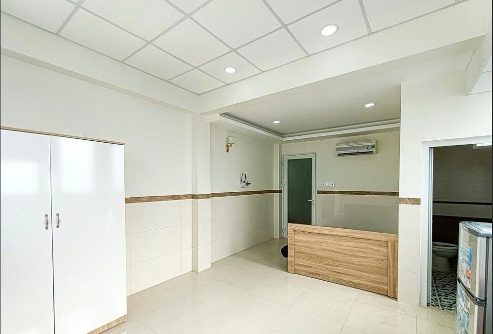 Phòng trọ Studio 25m2 tại PTC House 1 Chu Văn An - Bình Thạnh - Phòng ngủ