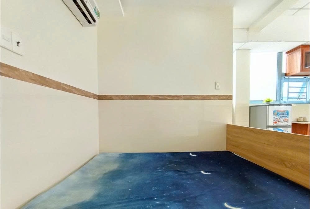 Phòng trọ Studio 25m2 tại PTC House 1 Chu Văn An - Bình Thạnh - Phòng ngủ