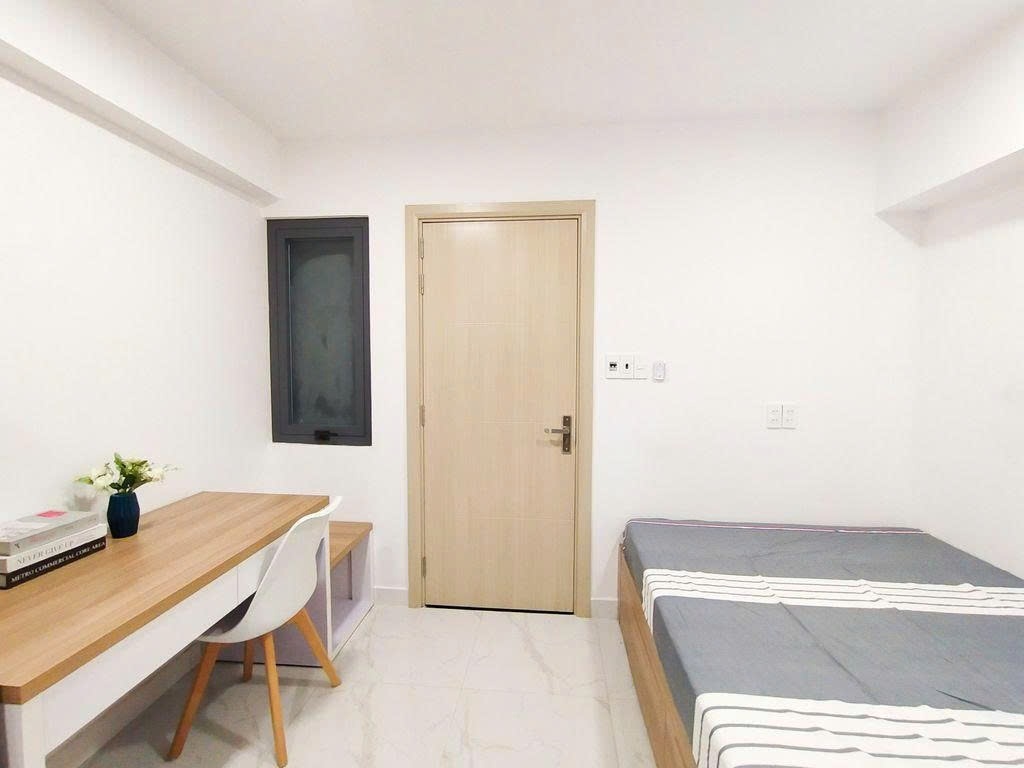 Phòng trọ Studio 22m2 tại PTC House 2 Võ Duy Ninh - Bình Thạnh - Phòng ngủ