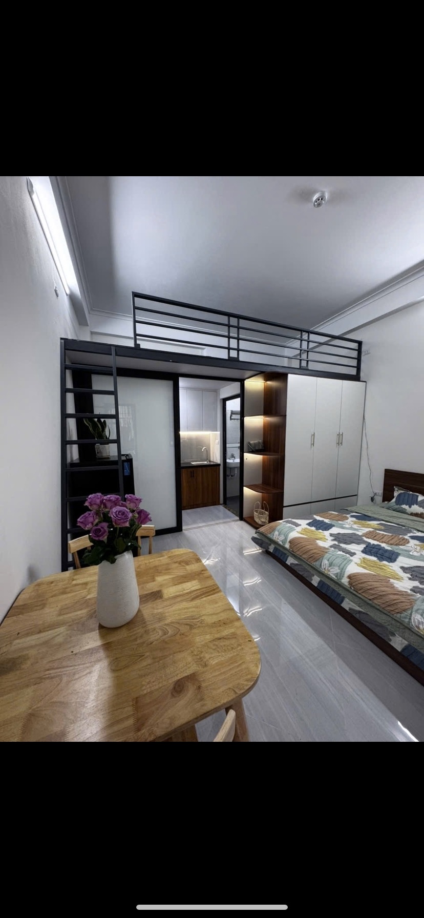 Phòng trọ Duplex 40m2 tại KC Land 4 Trần Duy Hưng - Cầu Giấy  - Phòng ngủ