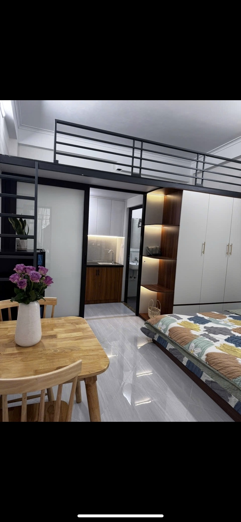 Phòng trọ Duplex 40m2 tại KC Land 4 Trần Duy Hưng - Cầu Giấy  - Phòng khách