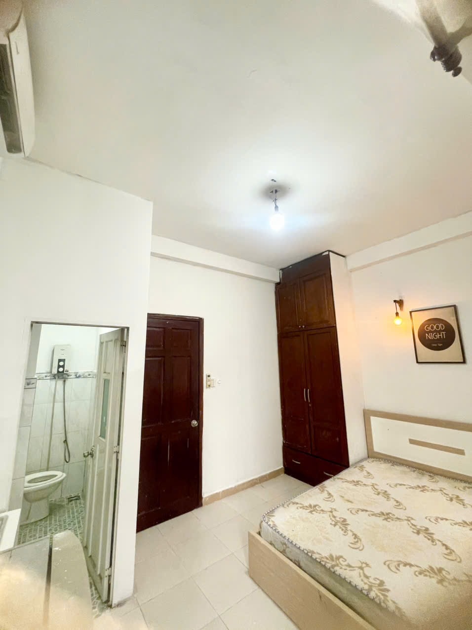 Phòng trọ Studio 25m2 tại AT House Yên Thế - Tân Bình - Phòng ngủ
