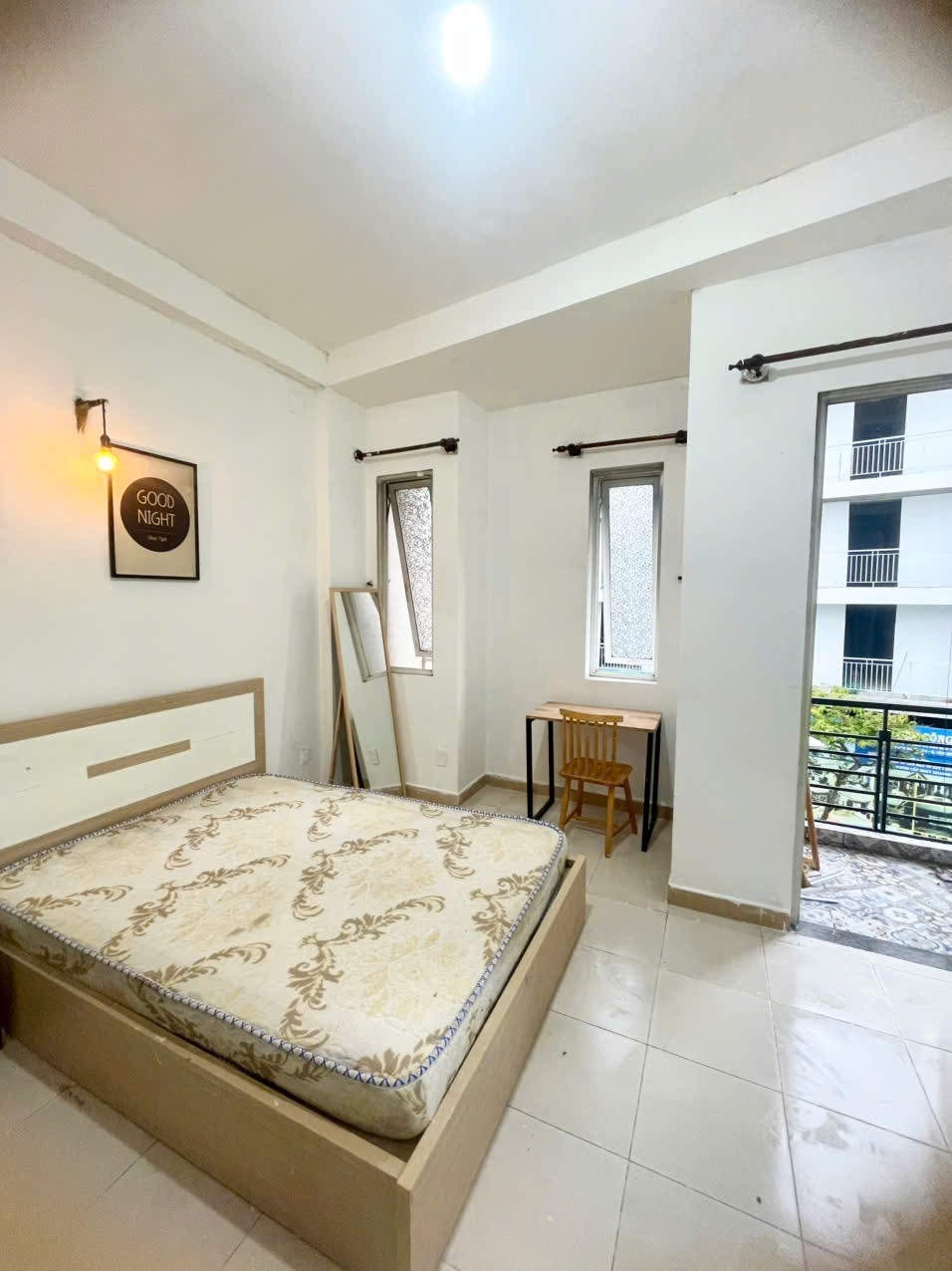 Phòng trọ Studio 25m2 tại AT House Yên Thế - Tân Bình - Phòng ngủ