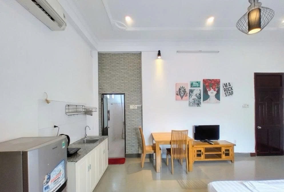 Phòng trọ Studio 25m2 tại PTC House Ngô Tất Tố - Bình Thạnh - Phòng ngủ