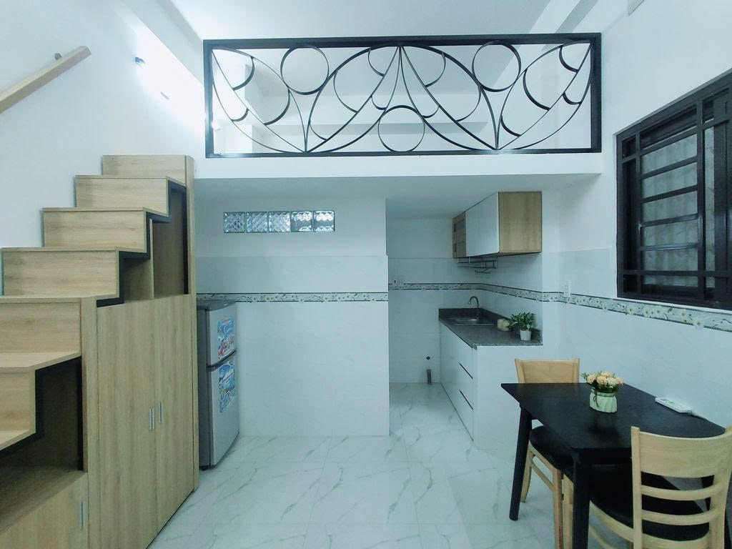 Phòng trọ Duplex 25m2 tại PTC House 3 Cộng Hoà - Tân Bình - Phòng ngủ