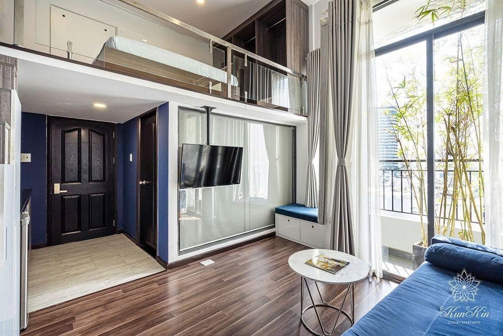 Phòng trọ Duplex 25m2 tại PTC House 3 Xô Viết Nghệ Tĩnh - Bình Thạnh - Phòng khách