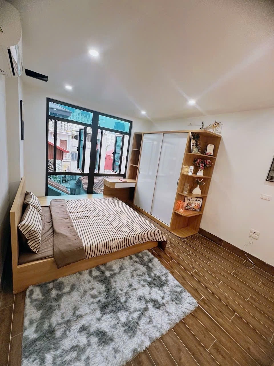 Phòng trọ Studio 35m2 tại DH Home 2 Mễ Trì Hạ - Nam Từ Liêm - Phòng ngủ