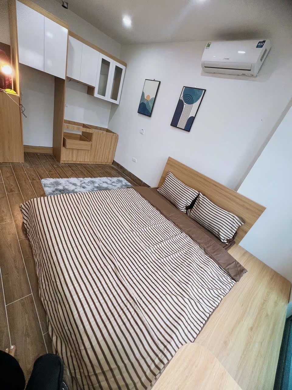 Phòng trọ Studio 35m2 tại DH Home 2 Mễ Trì Hạ - Nam Từ Liêm - Phòng bếp