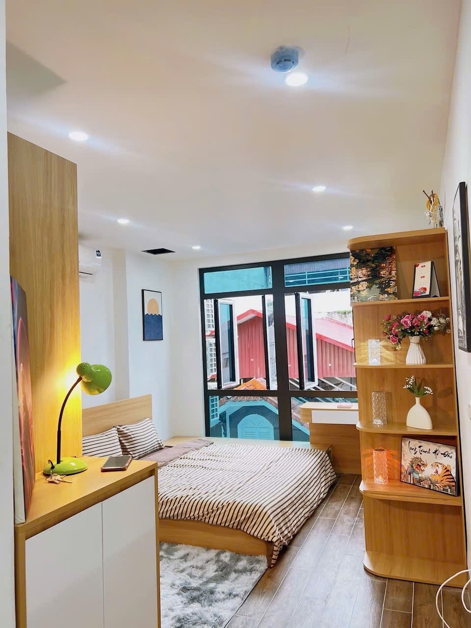 Phòng trọ Studio 25m2 tại DH Home 2 Mễ Trì Hạ - Nam Từ Liêm - Phòng ngủ