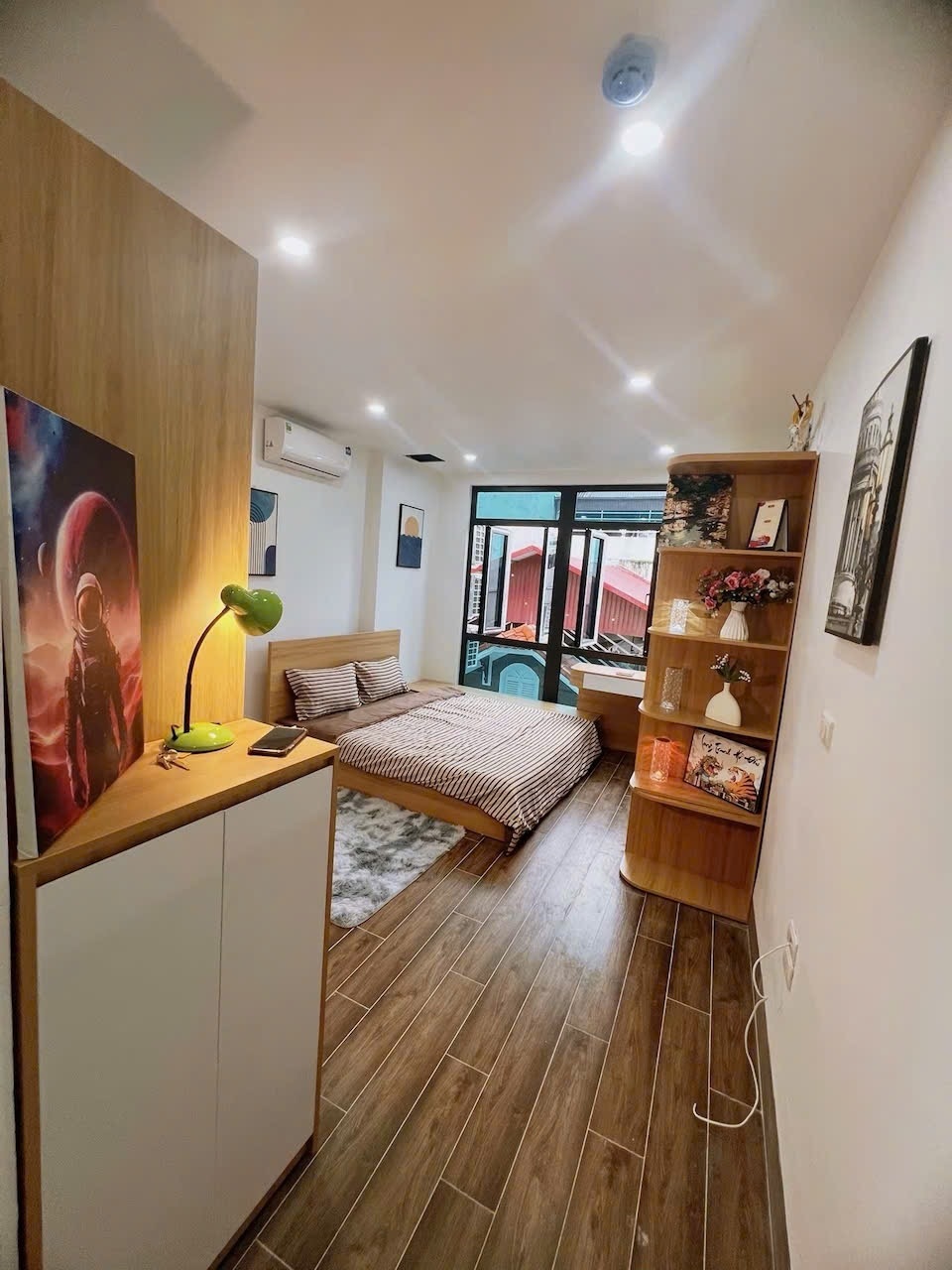 Phòng trọ Studio 25m2 tại DH Home 2 Mễ Trì Hạ - Nam Từ Liêm - Phòng ngủ