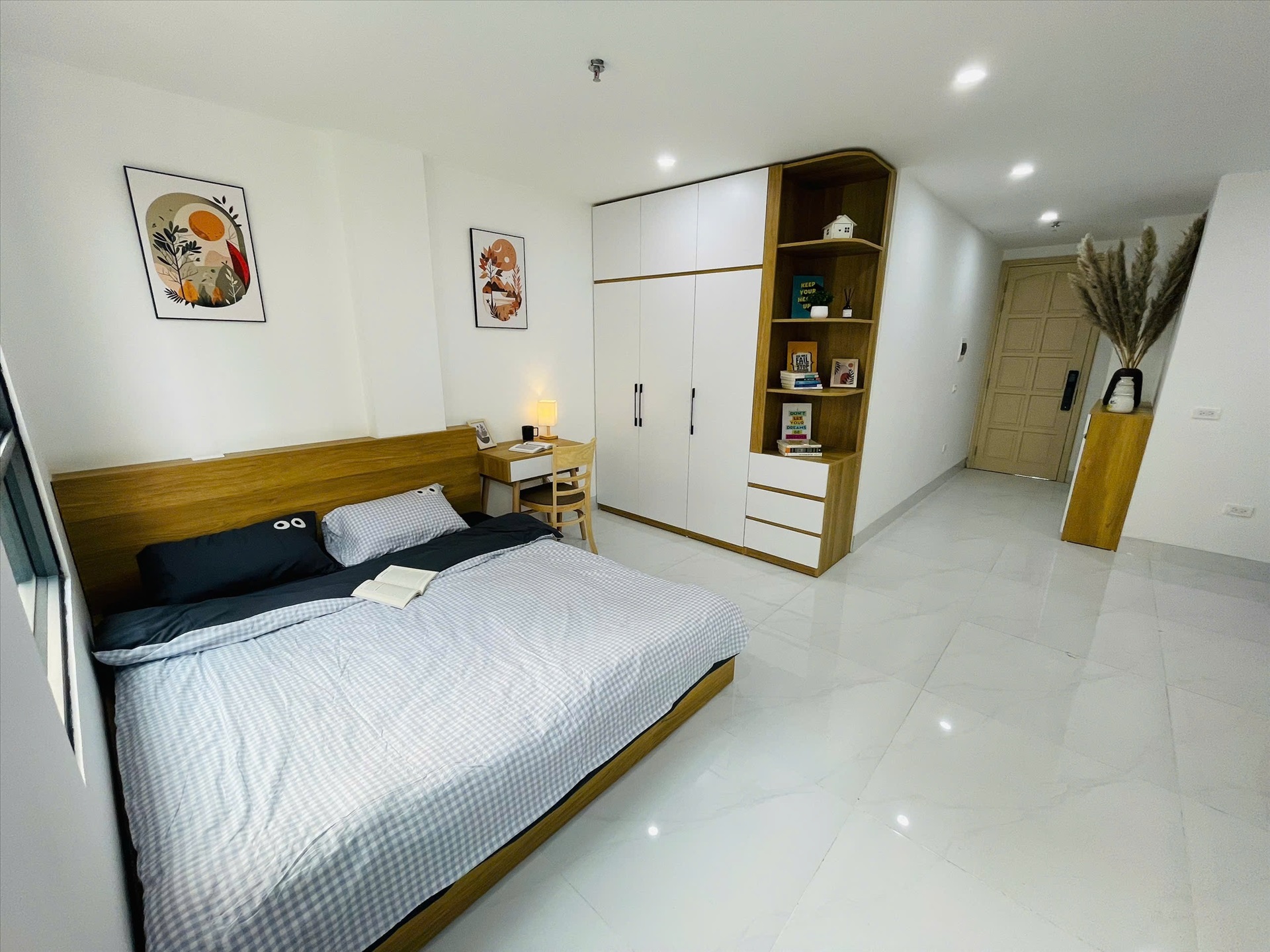 Phòng trọ Studio 35m2 tại Airstay Minh Khai - Hai Bà Trưng  - Phòng ngủ