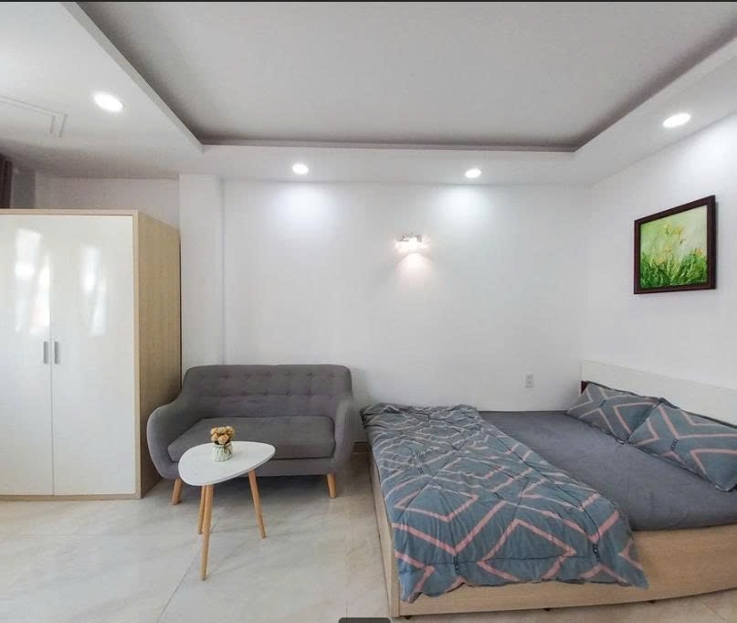 Phòng trọ Studio 35m2 tại PTC House 1 Nguyễn Thượng Hiền - Bình Thạnh - Phòng ngủ
