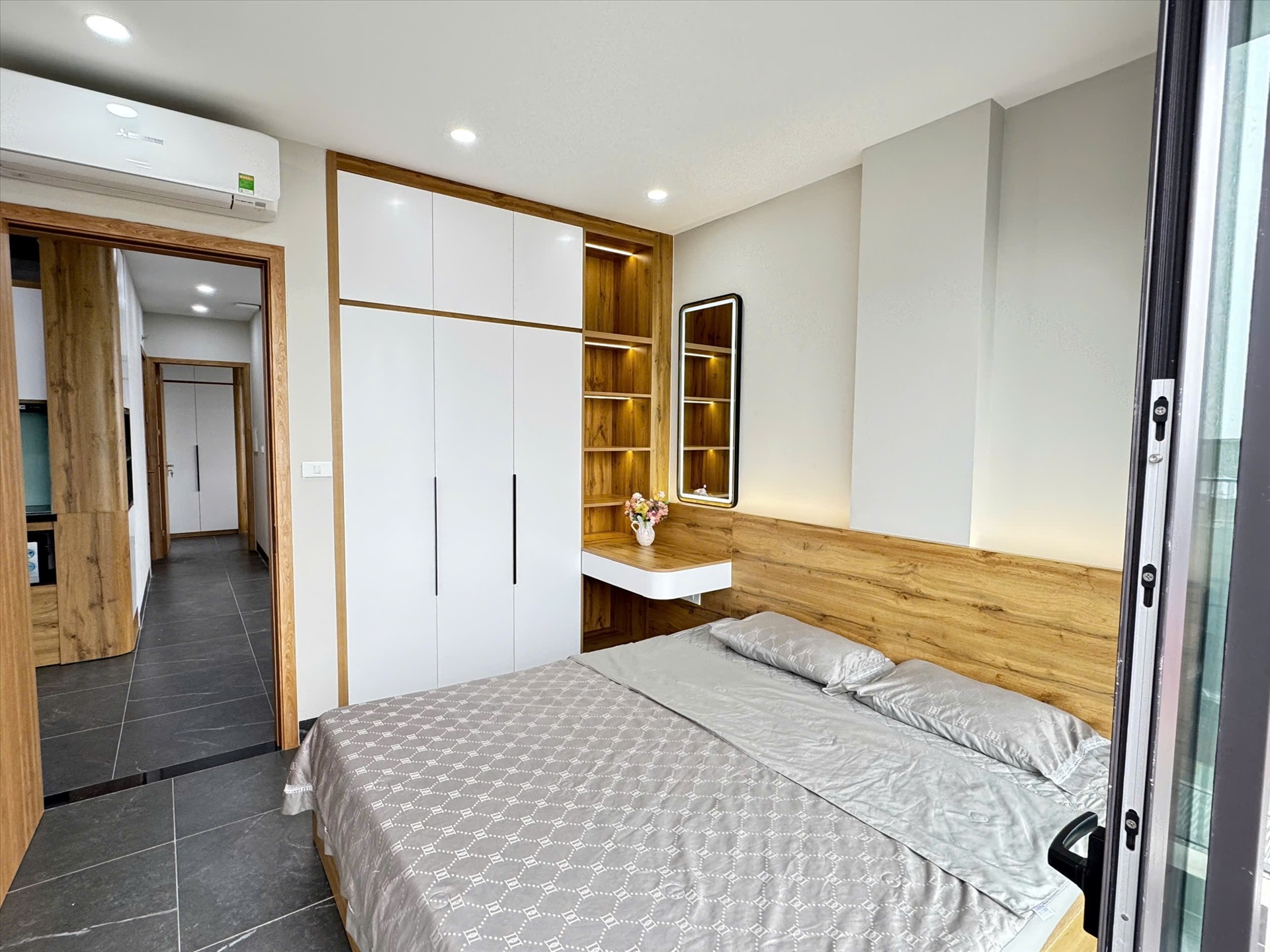 Phòng trọ 2 Phòng ngủ 40m2 tại HY Home An Dương Vương - Tây Hồ - Phòng ngủ