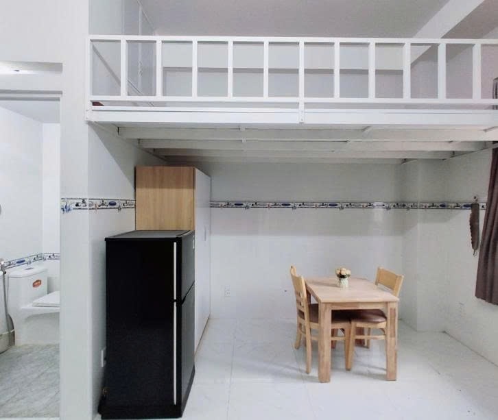 Phòng trọ Duplex 25m2 tại PTC House Đồng Xoài - Tân Bình - Phòng ngủ