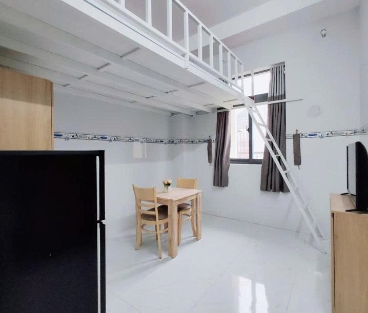 Phòng trọ Duplex 25m2 tại PTC House Đồng Xoài - Tân Bình - Phòng ngủ