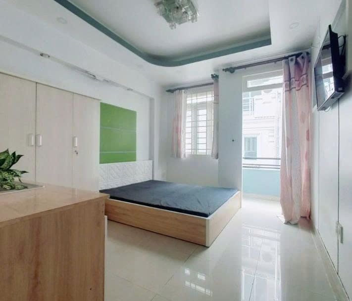 Phòng trọ Studio 30m2 tại PTC House Cù Lao - Phú Nhuận - Phòng ngủ