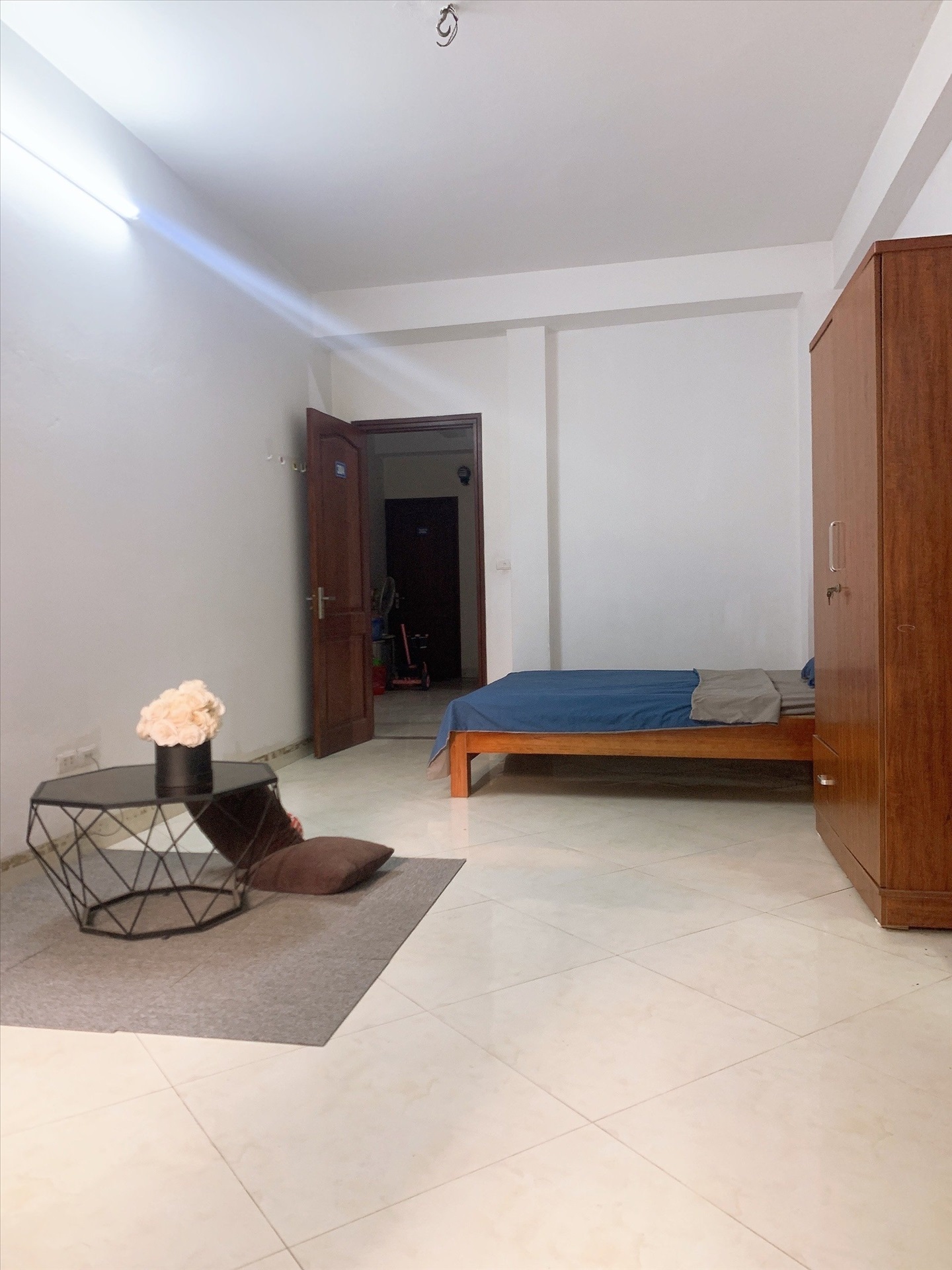 Phòng trọ Studio 25m2 tại HappyHomes Mễ Trì Thượng - Nam Từ Liêm - Phòng ngủ