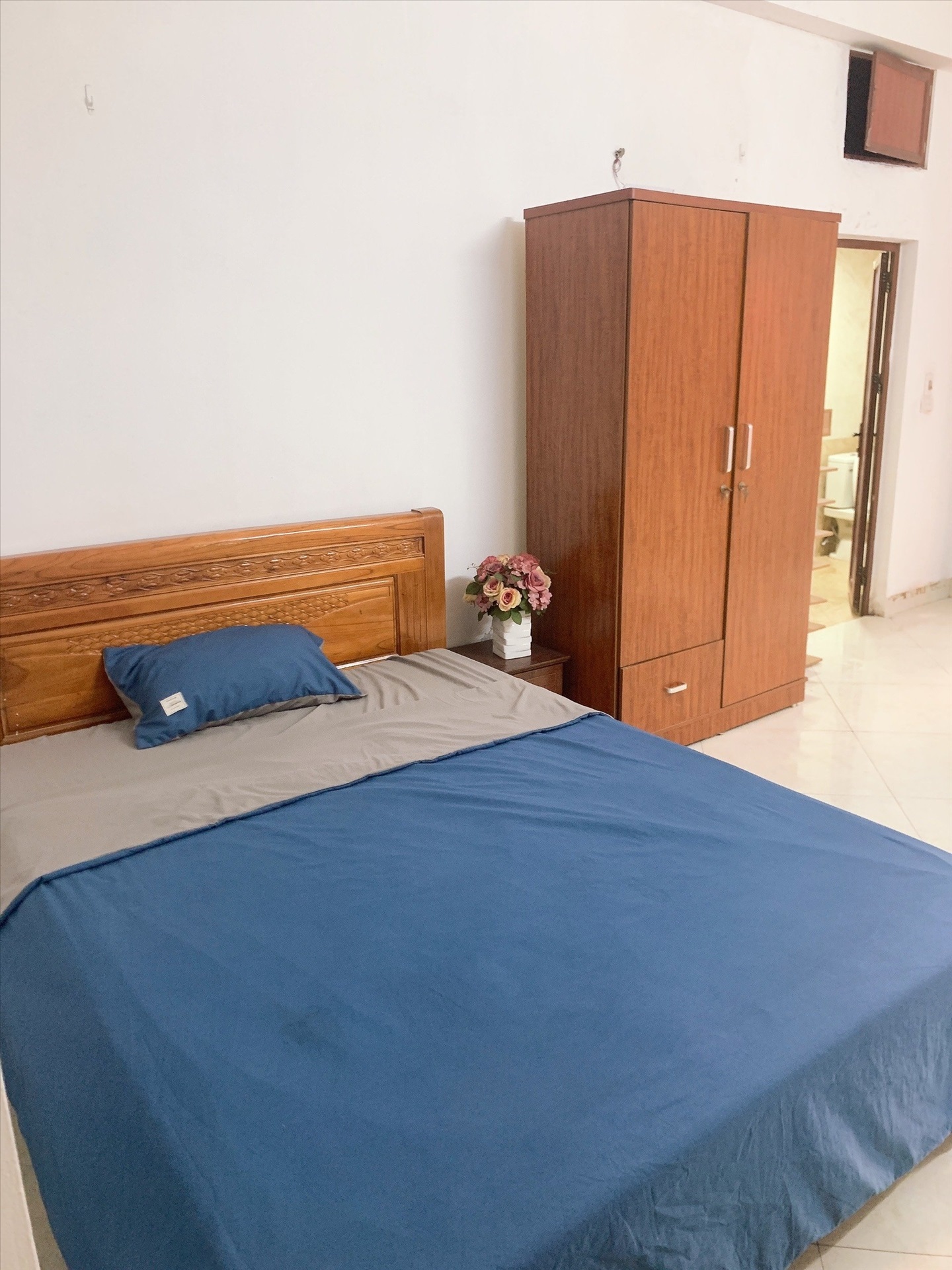 Phòng trọ Studio 25m2 tại HappyHomes Mễ Trì Thượng - Nam Từ Liêm - Phòng ngủ