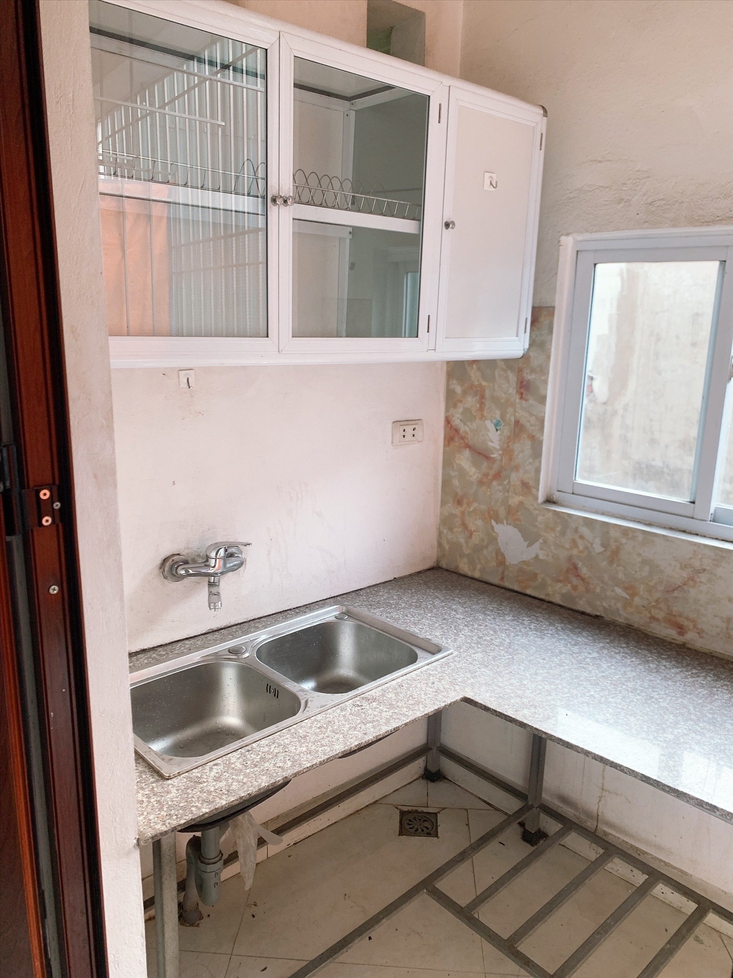 Phòng trọ Studio 25m2 tại HappyHomes Mễ Trì Thượng - Nam Từ Liêm - Phòng bếp