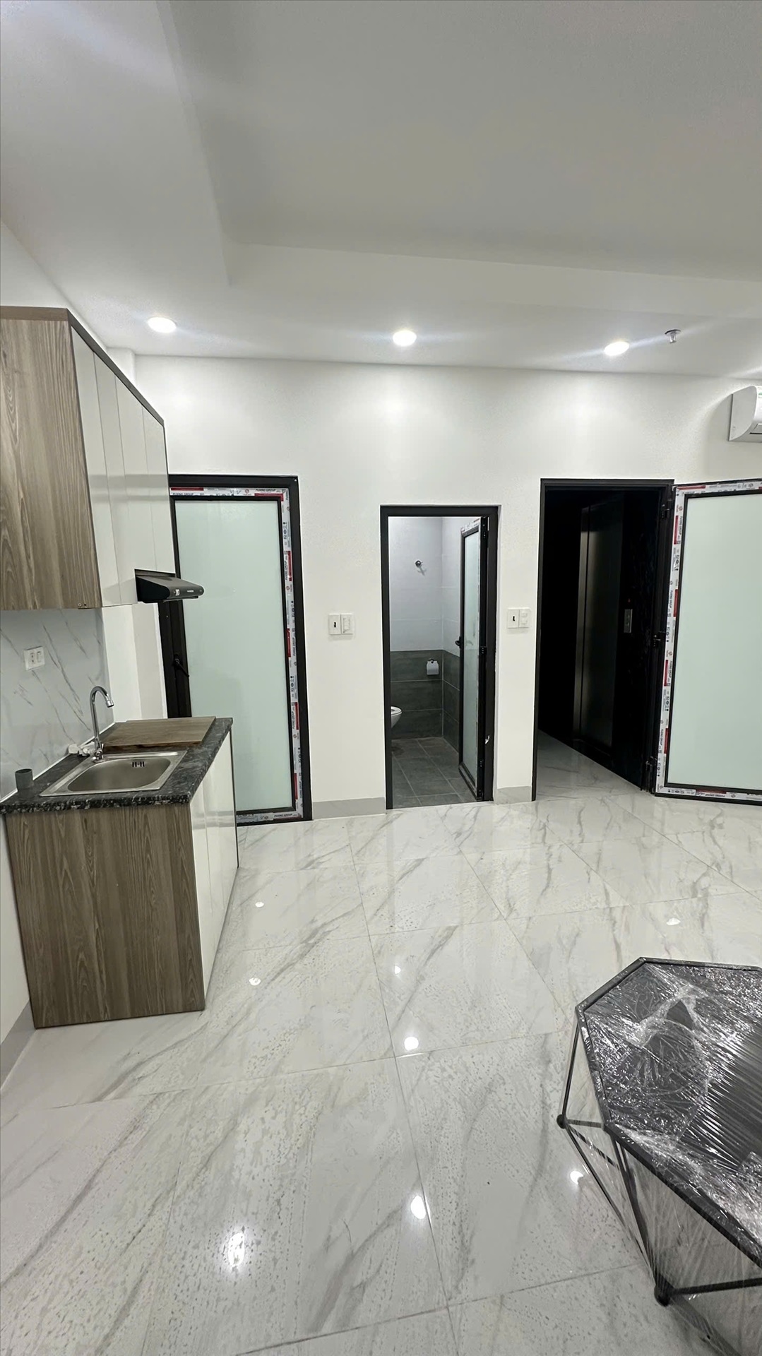 Phòng trọ Studio 27m2 tại TD Housing Trịnh Đình Cửu - Hoàng Mai - Phòng bếp