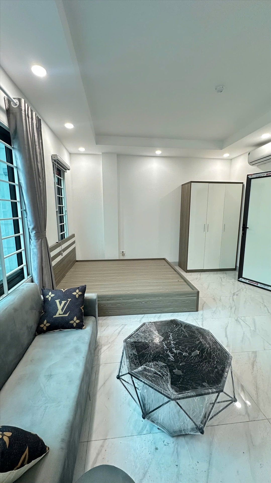 Phòng trọ Studio 30m2 tại TD Housing Trịnh Đình Cửu - Hoàng Mai - Phòng ngủ