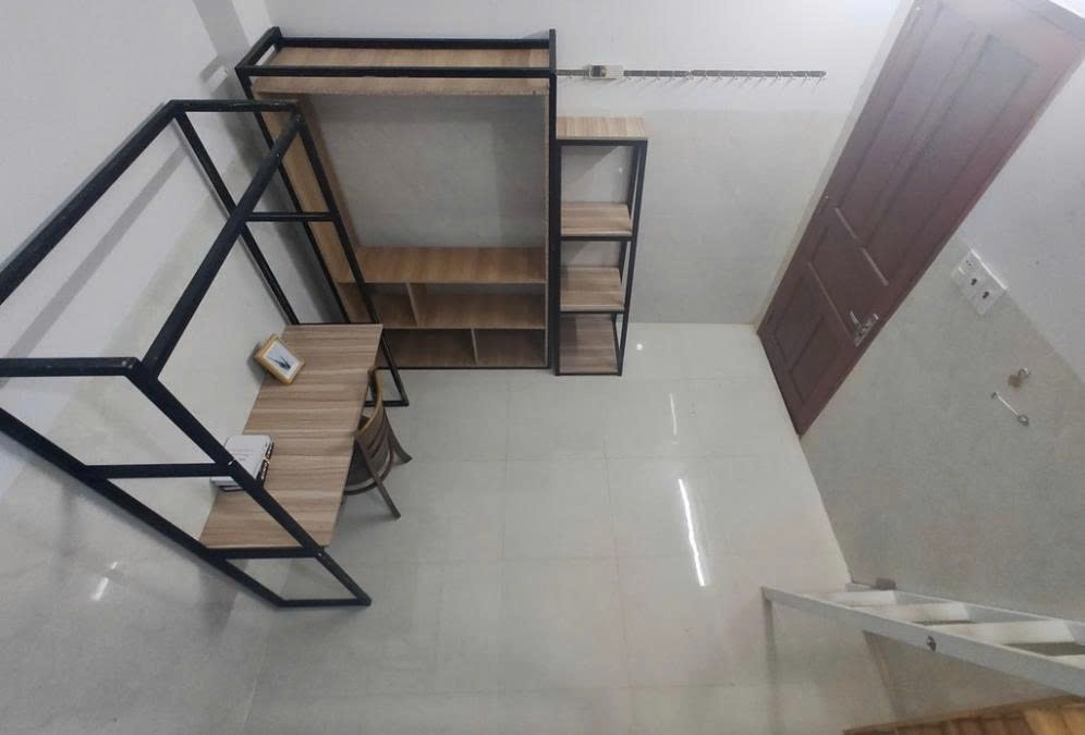 Phòng trọ Duplex 20m2 tại PTC House 1 Bình Quới - Bình Thạnh - Góc làm việc