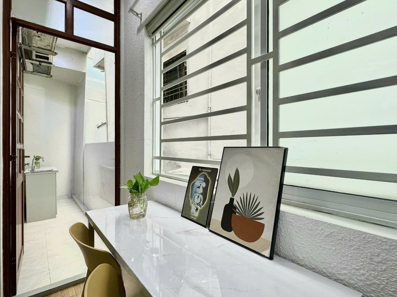 Phòng trọ Studio 35m2 tại CT Home Lê Văn Sỹ - Tân Bình - Góc làm việc