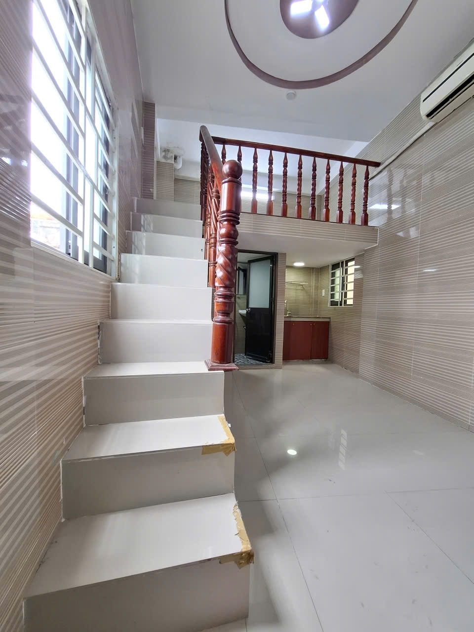 Phòng trọ Duplex 25m2 tại VN House Lạc Long Quân - Tân Bình - Phòng ngủ