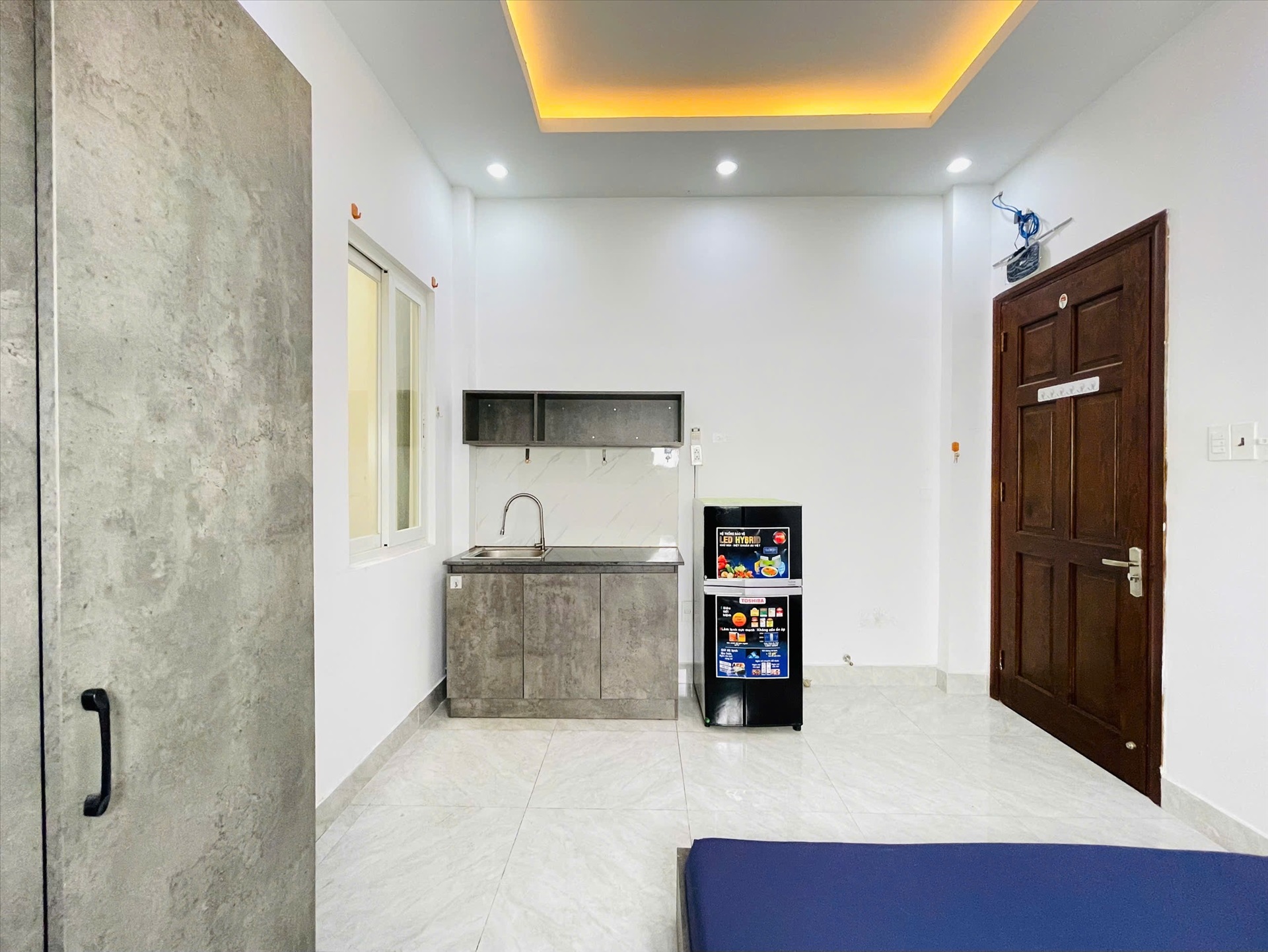 Phòng trọ Studio 25m2 tại ACHome Phạm Văn Bạch - Tân Bình - Phòng ngủ