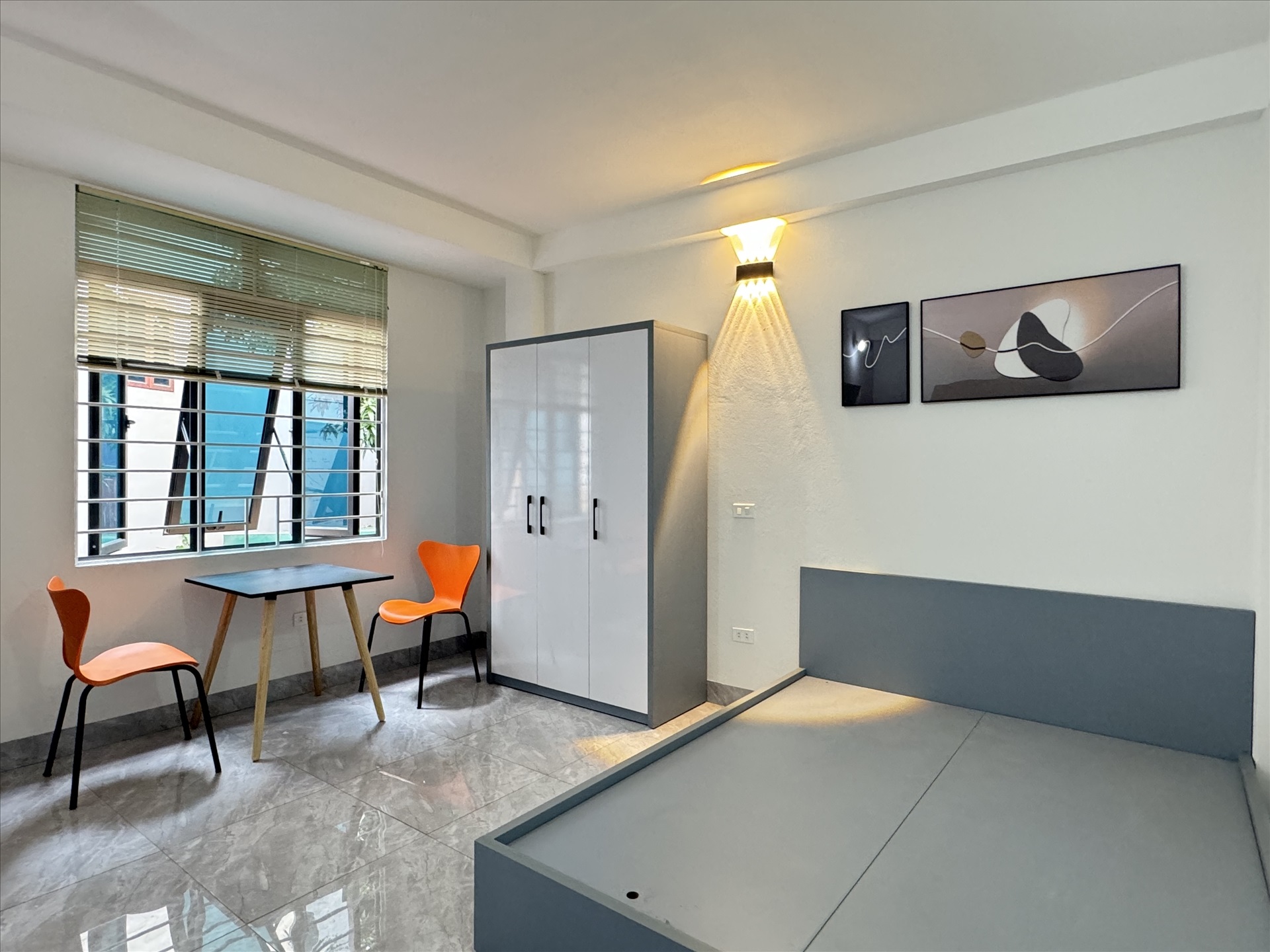 Phòng trọ Studio 25m2 tại TH Apartment Đại Mỗ - Nam Từ Liêm - Phòng khách