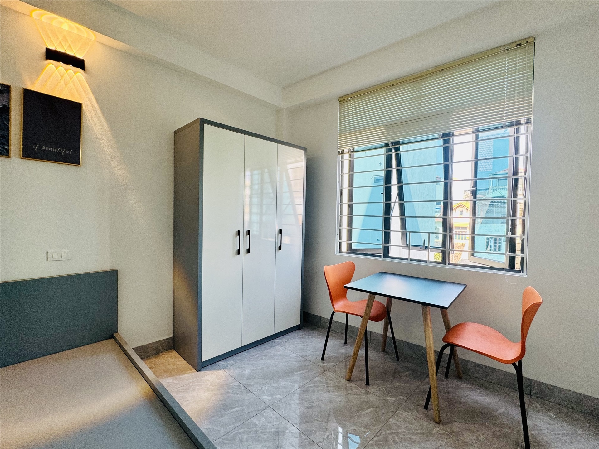 Phòng trọ Studio 23m2 tại TH Apartment Đại Mỗ - Nam Từ Liêm - Phòng khách