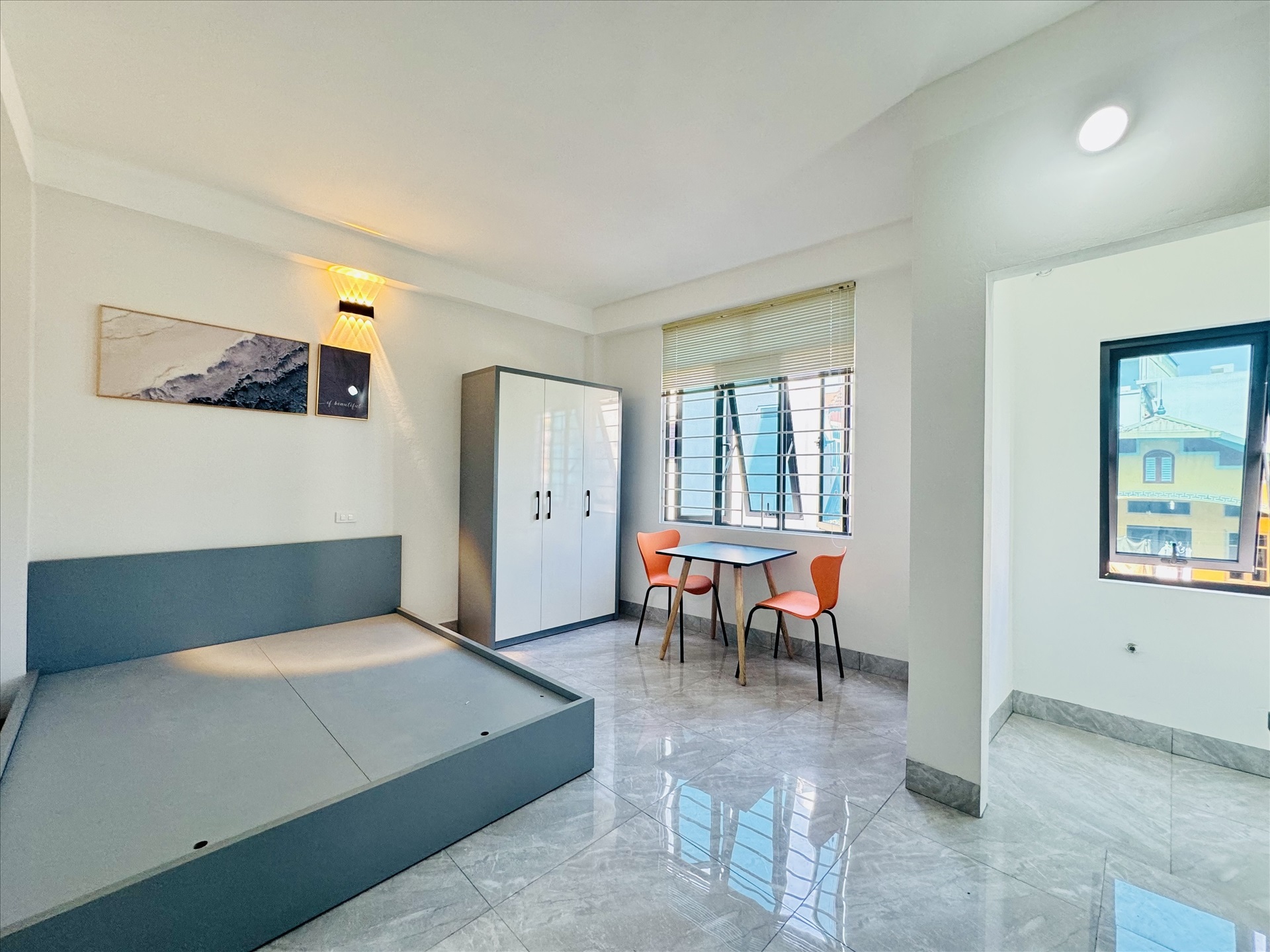 Phòng trọ Studio 23m2 tại TH Apartment Đại Mỗ - Nam Từ Liêm - Phòng ngủ