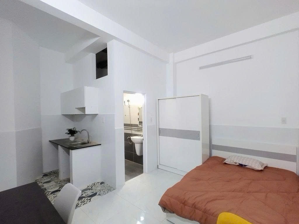 Phòng trọ Studio 22m2 tại PTC House 1 Nơ Trang Long - Bình Thạnh - Phòng bếp