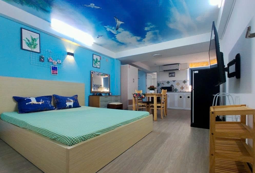 Phòng trọ Studio 20m2 tại PTC House Hoa Lan - Phú Nhuận - Phòng ngủ