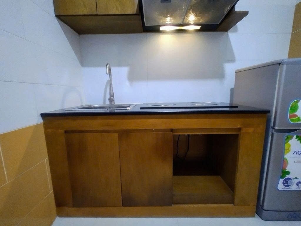 Phòng trọ Studio 25m2 tại PTC House 1 Đường số 43 - Thủ Đức  - Phòng bếp