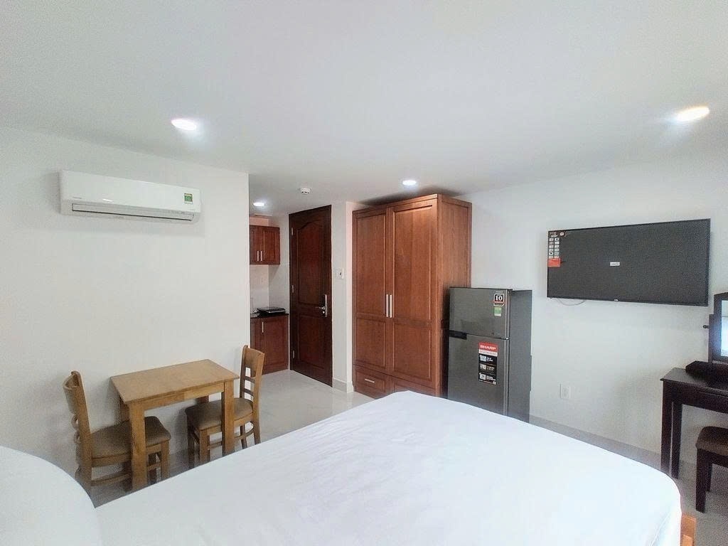 Phòng trọ Studio 25m2 tại PTC House Yên Thế - Tân Bình - Phòng ngủ
