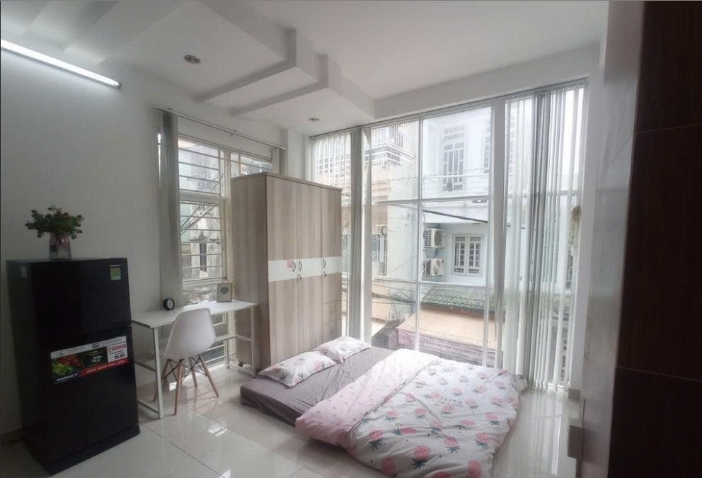 Phòng trọ Studio 22m2 tại PTC House Huỳnh Văn Bánh 1 - Phú Nhuận - Phòng ngủ