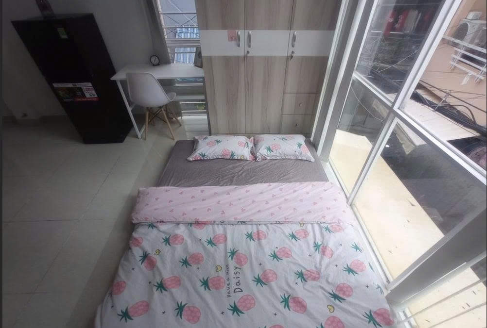 Phòng trọ Studio 22m2 tại PTC House Huỳnh Văn Bánh 1 - Phú Nhuận - Phòng ngủ
