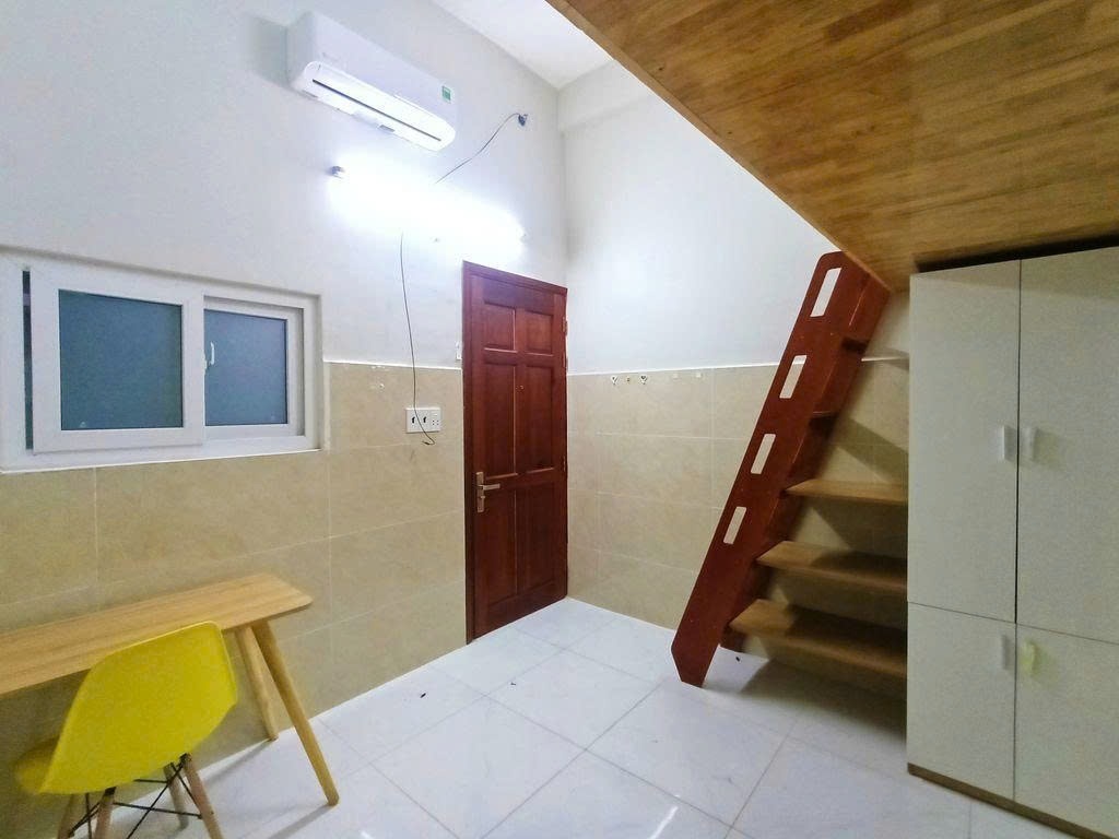 Phòng trọ Duplex 25m2 tại PTC House Âu Cơ - Tân Bình - Phòng khách