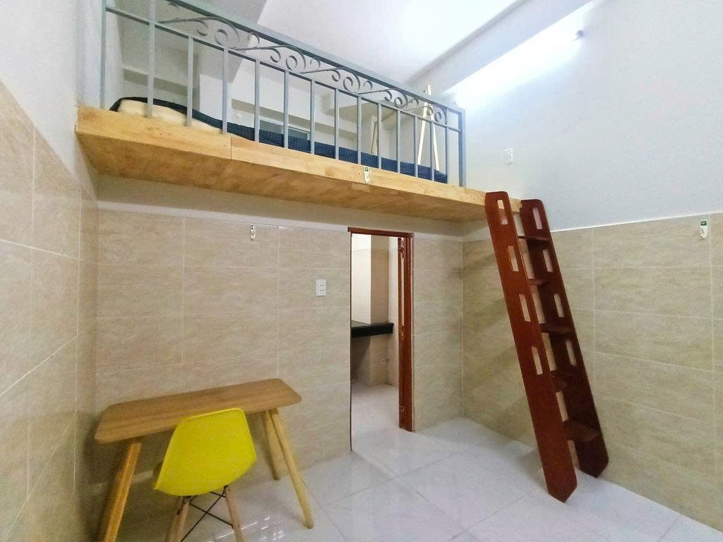 Phòng trọ Duplex 25m2 tại PTC House Âu Cơ - Tân Bình - Phòng khách