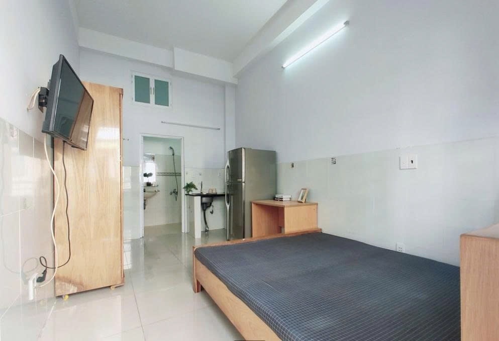 Phòng trọ Studio 25m2 tại PTC House Đào Duy Anh - Phú Nhuận - Phòng ngủ