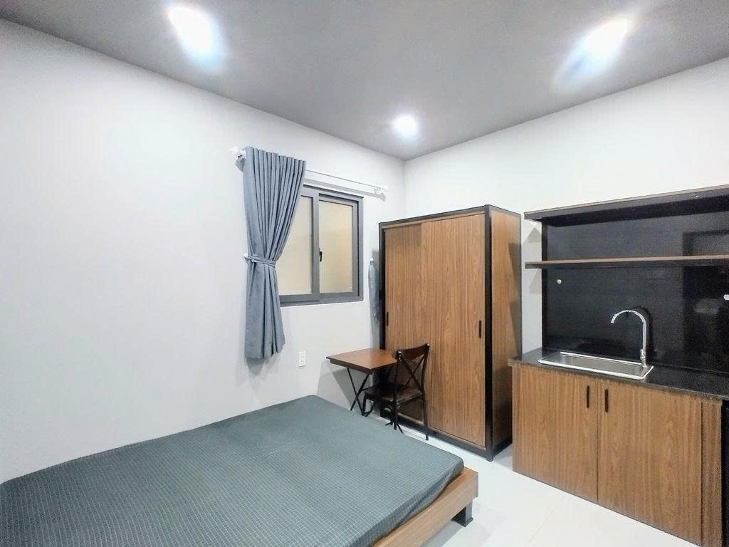 Phòng trọ Studio 20m2 tại PTC House Hoàng Kế Viêm - Tân Bình - Phòng ngủ