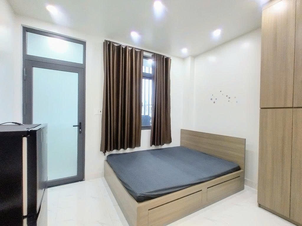Phòng trọ Studio 20m2 tại PTC House Nguyễn Trung Trực - Bình Thạnh - Phòng ngủ