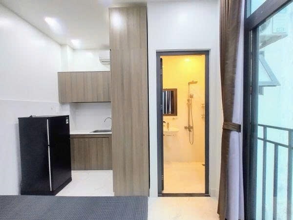 Phòng trọ Studio 20m2 tại PTC House Nguyễn Trung Trực - Bình Thạnh - Phòng ngủ