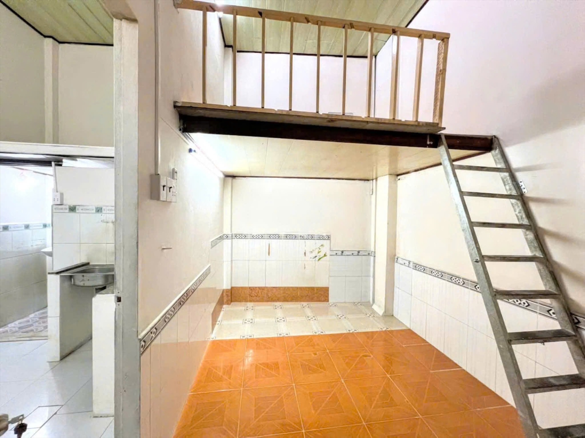 Phòng trọ Duplex 25m2 tại TD House Thạch Lam - Tân Phú - Phòng khách