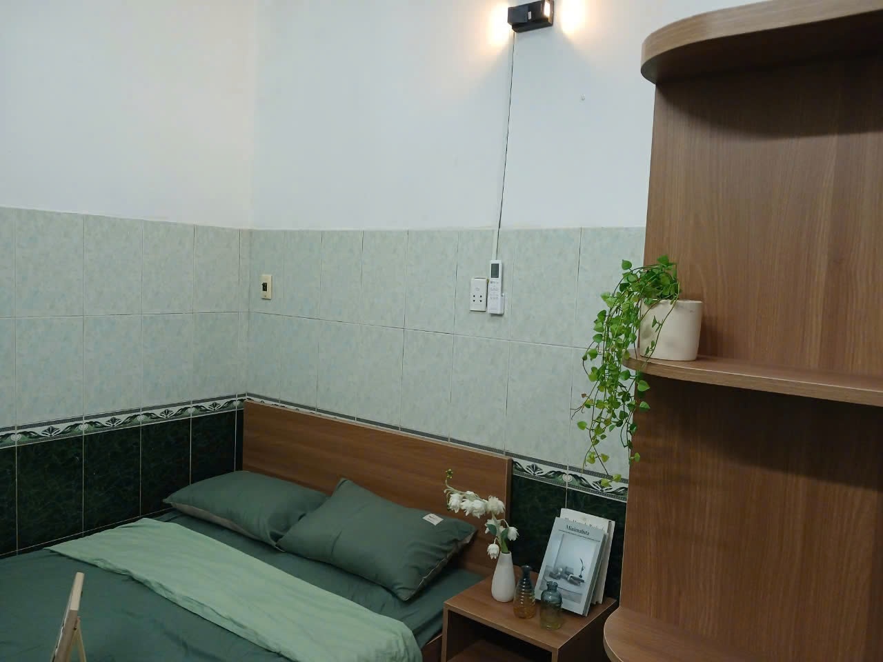 Phòng trọ Studio 24m2 tại KL Home Trần Quang Diệu - Quận 3 - Phòng ngủ