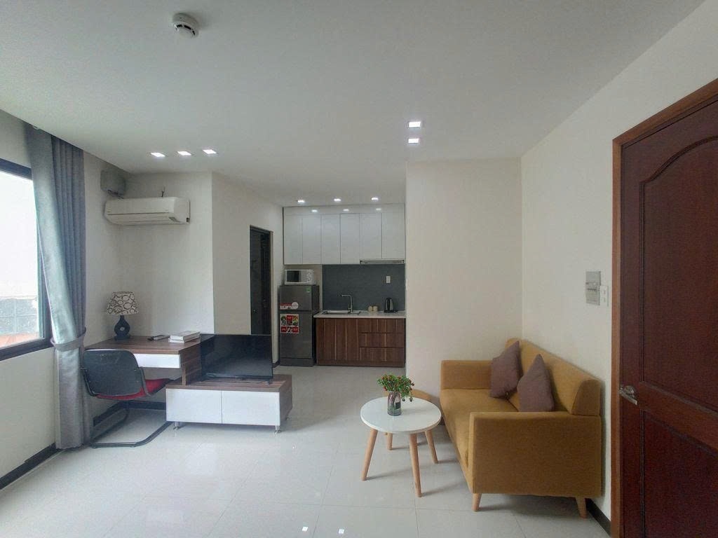 Phòng trọ Studio 25m2 tại PTC House 1 Điện Biên Phủ - Bình Thạnh - Phòng khách