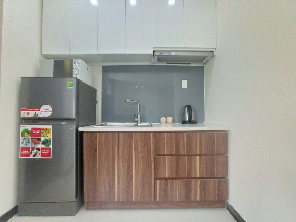 Phòng trọ Studio 25m2 tại PTC House 1 Điện Biên Phủ - Bình Thạnh - Phòng bếp
